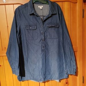 Old Navy denim shirt womens size XL